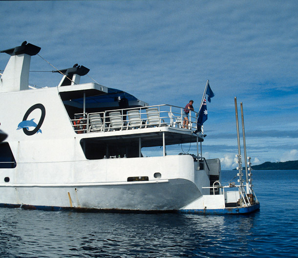 Stern of Truk Odyssey