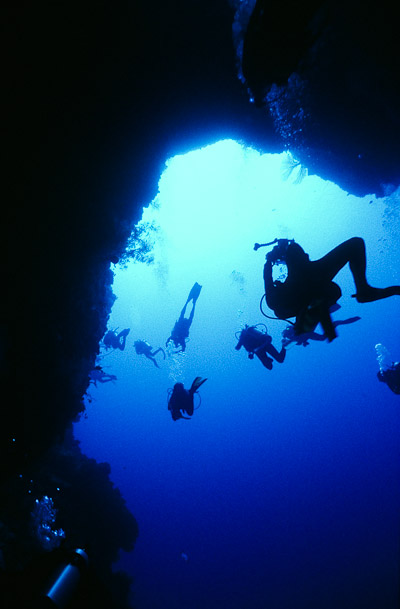 Exit from Blue Holes